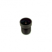 LS2636 with 1/3 chip focal length f2.5mm aperture F2.0 full glass 6G viewing angle 120 degrees TTL21.6mm recorder lens